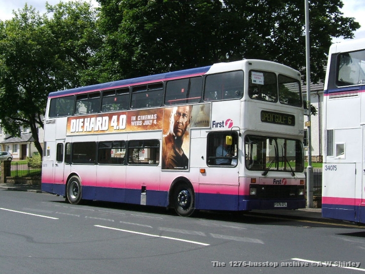 fmb3407601140707.JPG - First Midland 34076 Having Just Arrived In Balloch