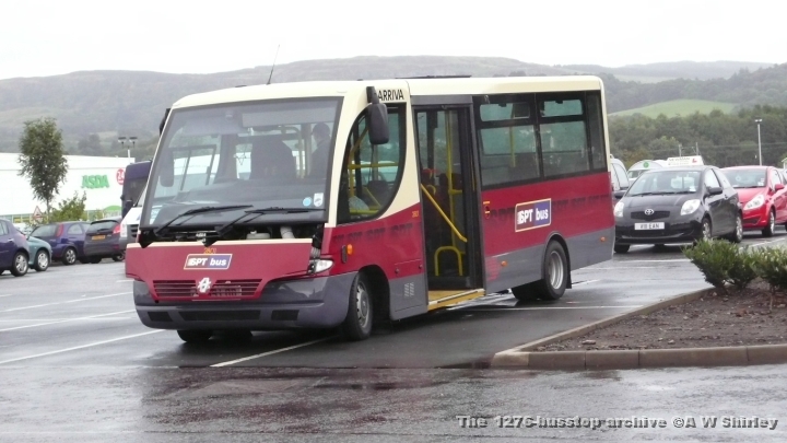 asw280101050909.JPG - Arriva 2801, The Solitary LoBus Parked At St James Retail Park Having Failed Whilst On Its Dial A Bus Duties
