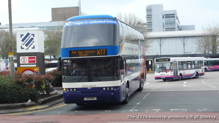 scw5013401240409.JPG - Stagecoach Western 50134, Now Carrying A Registration From A Withdrawn Tri Axle Olympian