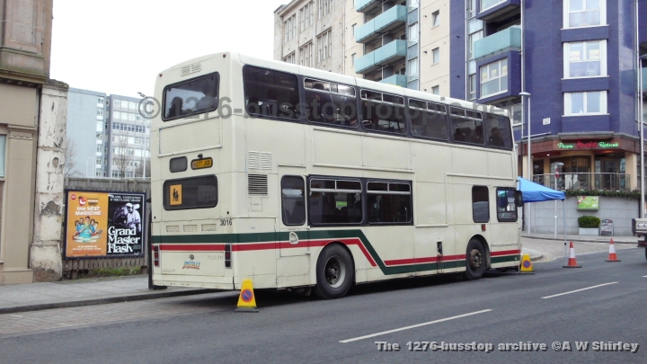 Mccm277jgb02060309.JPG - The Rear Of M277 JGB Showing The 3016 Fleetnumber.  Here It Is Being Used For Filming Purposes