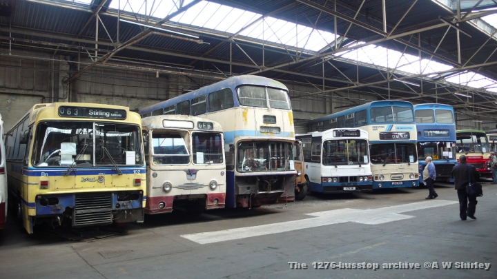 gvvtoct09_47638_01.JPG - A Line Up Of 'In Work' Vehicles, I Think However Set The Destination On The Preston Atlantean Is Having A Bit Of A Laugh