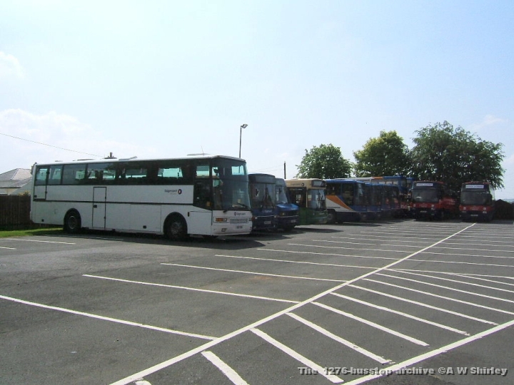 scwline01kod07.JPG - The Line Up Of The Fleet Parked In The Council Offices