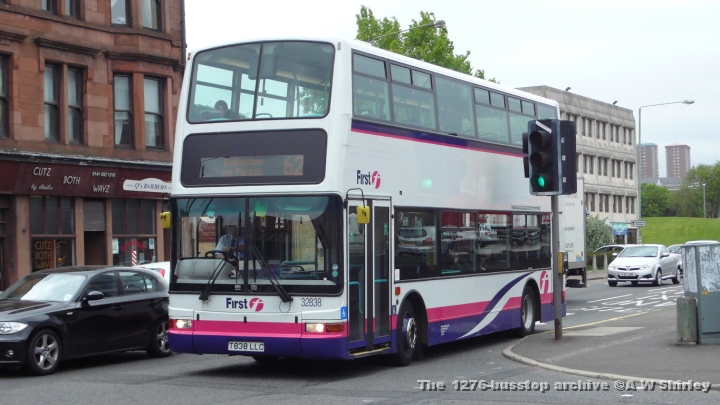 fig3283801150509.JPG - First Glasgow Plaxton Bodied Trident 32838 Seen In Clydebank On The 62