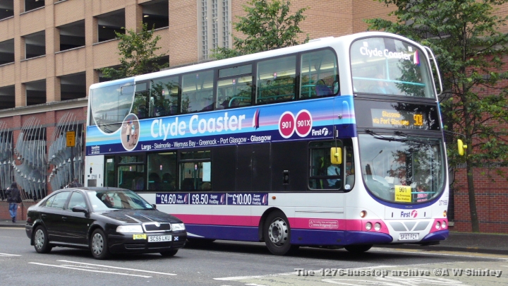 fig3716901110708.JPG - First Glasgow 37196 Arriving In Glasgow From Largs
