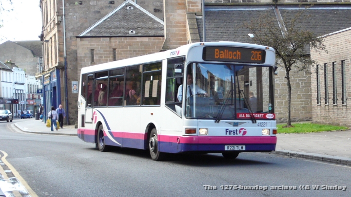 fig4122101220509.JPG - First Glasgow 41221 Adding To It's Unique Single Door Status At Dumbarton By Acquiring An LCD Display