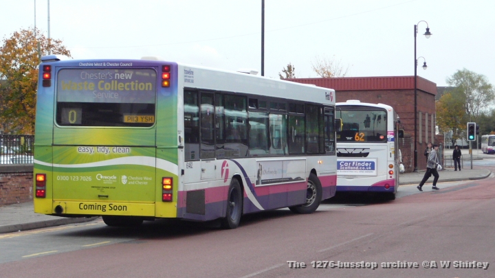fig6148201211009.JPG - The Rear Of First Glasgow 61482 Showing The Advert For 'Chester's New Waste Collection Service'